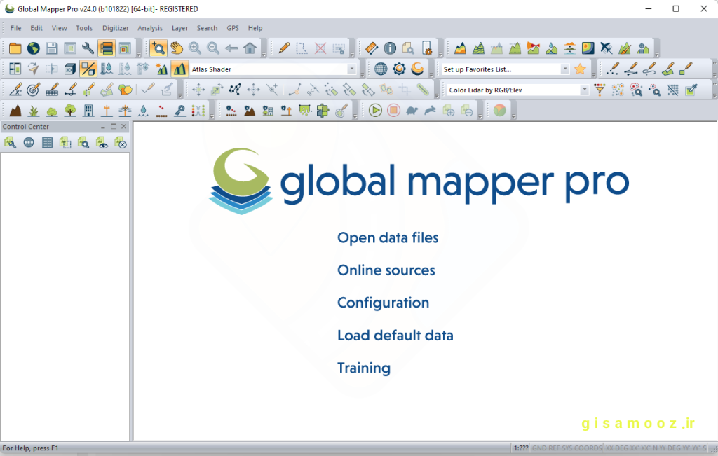 نرم افزار جی آی اس global mapper pro